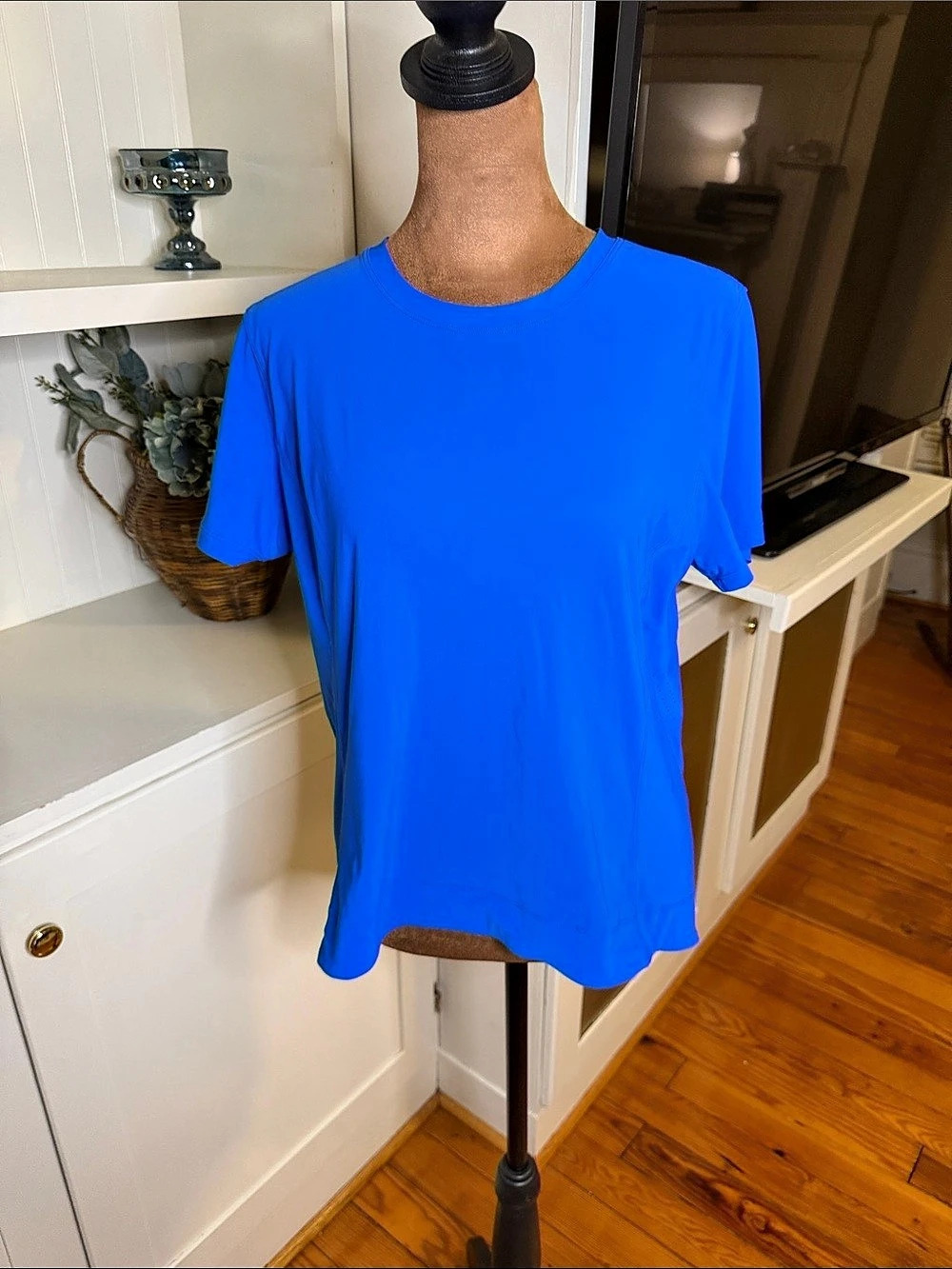lululemon Mind over Miles Running Short-Sleeve Shirt in Blazing Blue
